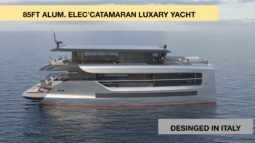 CJS Marine 85FT Electric Aluminium Luxury Catamaran Yacht
